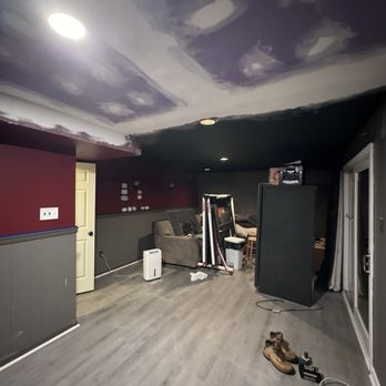 Pinnacle Contracting  - New Flooring and Ceiling Patch - General Contractors Near Me