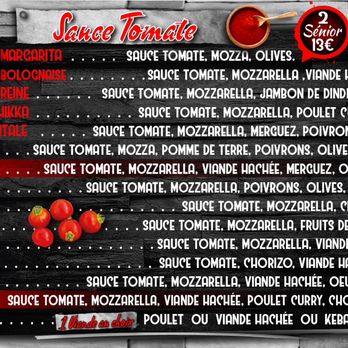 Fast Pizza - pizza sauce tomate - Pizza Near Me - Lille, 59 Fast Pizza - pizza sauce tomate - Pizza Near Me - Lille, 59