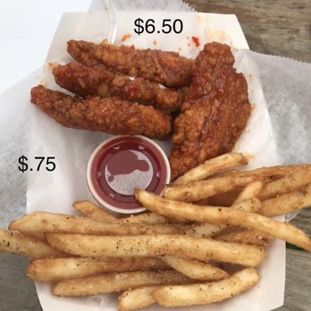 Tommy Want Wingy - Pretty pricey for some tenders and fries - Chicken Wings Near Me - Austin, Texas
