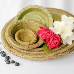 ReLeaf Solutions - Made from exotic leaves collected & handcrafted by tribal women in Odisha.100% Biodegradable & backyard compostable. Temples & daily meals.