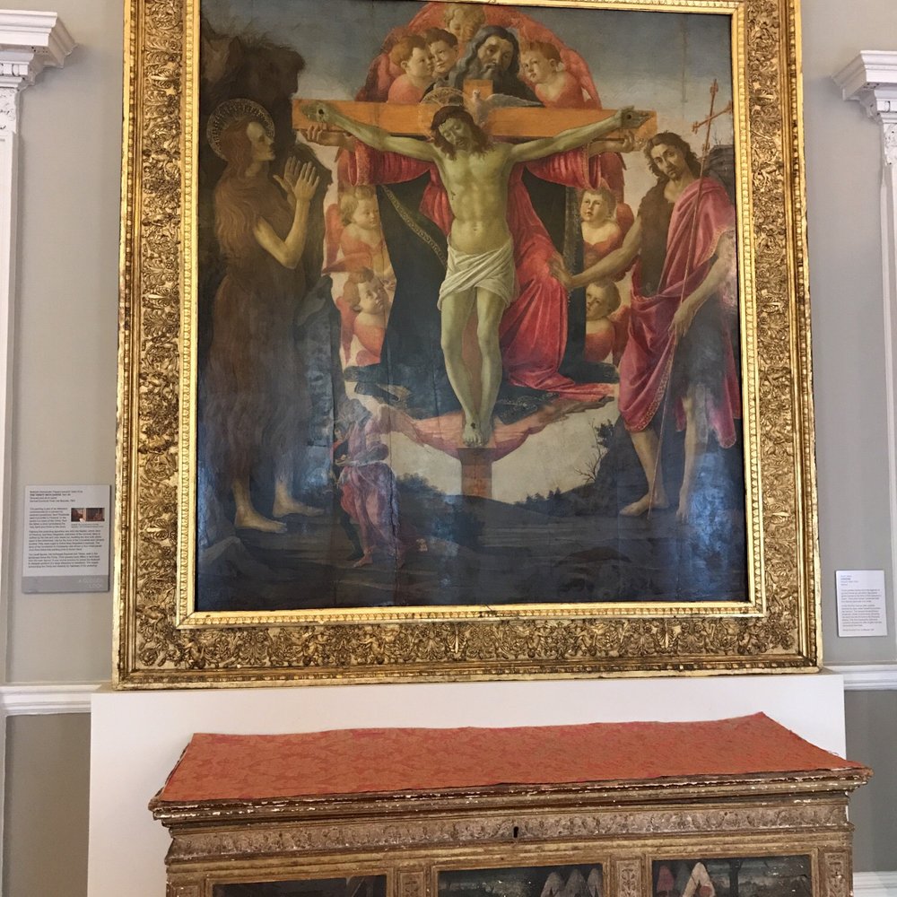 The Courtauld Gallery - Gallery 2 Botticelli's The Trinity with Saints - Art Galleries Near Me - London, XGL The Courtauld Gallery - Gallery 2 Botticelli's The Trinity with Saints - Art Galleries Near Me - London, XGL