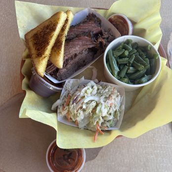 Dickey's Barbecue Pit - Brisket, green beans, coleslaw, sauces, Texas toast. - Barbeque Near Me - Roseville, California