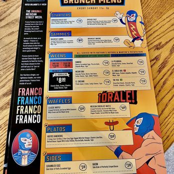 Cholo Dogs - Brunch menu - Hot Dogs Near Me - Orlando, Florida Cholo Dogs - Brunch menu - Hot Dogs Near Me - Orlando, Florida