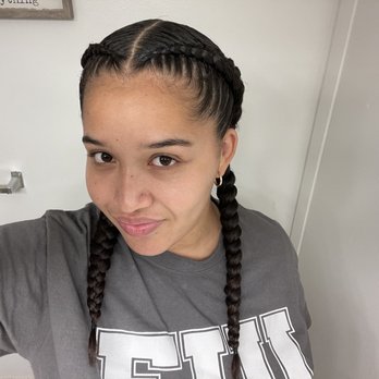 BraidsByVixs - Two French braids - Hair Stylists Near Me BraidsByVixs - Two French braids - Hair Stylists Near Me