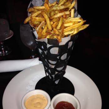 The Hard Shell - Shoestring Fries with Chipotle Aioli appetizer. A bit salty but probably some of the best fries I've ever had. - Seafood Near Me - Richmond, Virginia The Hard Shell - Shoestring Fries with Chipotle Aioli appetizer. A bit salty but probably some of the best fries I've ever had. - Seafood Near Me - Richmond, Virginia