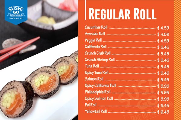 Menu photo 1 Sushi Go McKinney, TX Menu photo 1 Sushi Go McKinney, TX