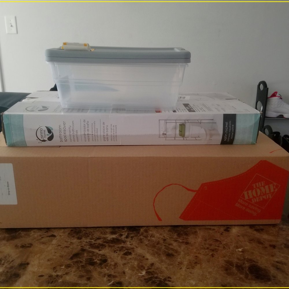Items I purchased online and picked up in store from Home Depot. Checkout was fast and easy.