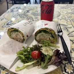 Chicken Caesar wrap. Fresh and lots of chicken. Chicken Caesar wrap. Fresh and lots of chicken.
