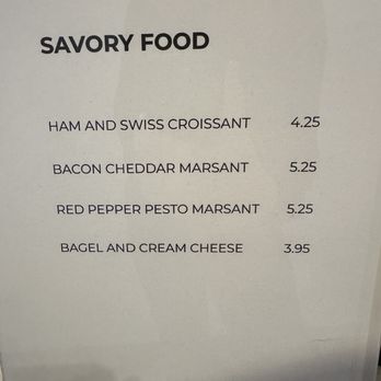 ThreeSixty Coffee - Food menu - Coffee & Tea Near Me - Vancouver, Washington