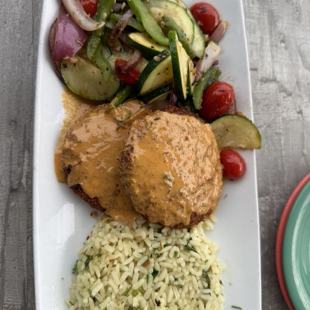 Salt Cracker Fish Camp - Grouper cake - Seafood Near Me - Clearwater, Florida Salt Cracker Fish Camp - Grouper cake - Seafood Near Me - Clearwater, Florida
