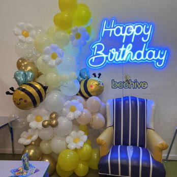 The OrganizeHer - Bee themed balloon arch - Party & Event Planning Near Me The OrganizeHer - Bee themed balloon arch - Party & Event Planning Near Me