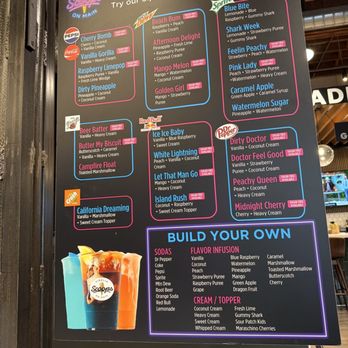 Scoops on Main - Dirty soda menu! - Desserts Near Me - Visalia, California Scoops on Main - Dirty soda menu! - Desserts Near Me - Visalia, California