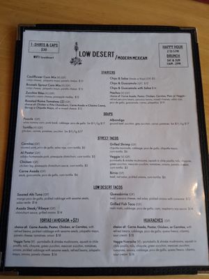 Menu photo 7 Low Desert Modern Mexican Palm Springs, CA Menu photo 7 Low Desert Modern Mexican Palm Springs, CA