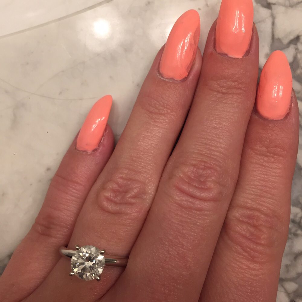 These are the pictures of my nails after our horrible service! These are the pictures of my nails after our horrible service!