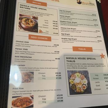 Masala House - Menu - Indian Near Me - Concord, California