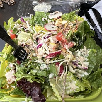 Salata - Regular size salad with a lot of options with Caesar dressing. - Salad Near Me - San Antonio, Texas Salata - Regular size salad with a lot of options with Caesar dressing. - Salad Near Me - San Antonio, Texas
