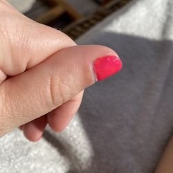 Rejuvenation Spa & Nails - Dust or dirt pieces in the gel polish.