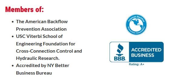 Slide of Backflow Prevention of New York