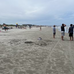 The tide was low The tide was low