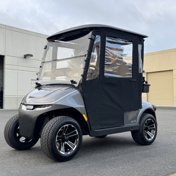 Electrick Motorsports - New 2026 EZGO RXV ELITE with Door Weather Enclosure - Golf Cart Rentals Near Me - Rocklin, California Electrick Motorsports - New 2026 EZGO RXV ELITE with Door Weather Enclosure - Golf Cart Rentals Near Me - Rocklin, California