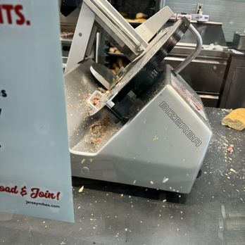Jersey Mike's - Slicer was loaded with grease and the meats and cheese was everywhere - Fast Food Near Me - Las Vegas, Nevada