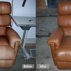 Cat scratches leather couch repair