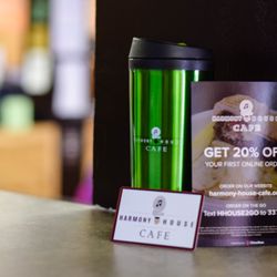 Harmony House Café - Gift Cards, Travel Mugs, & Online Ordering