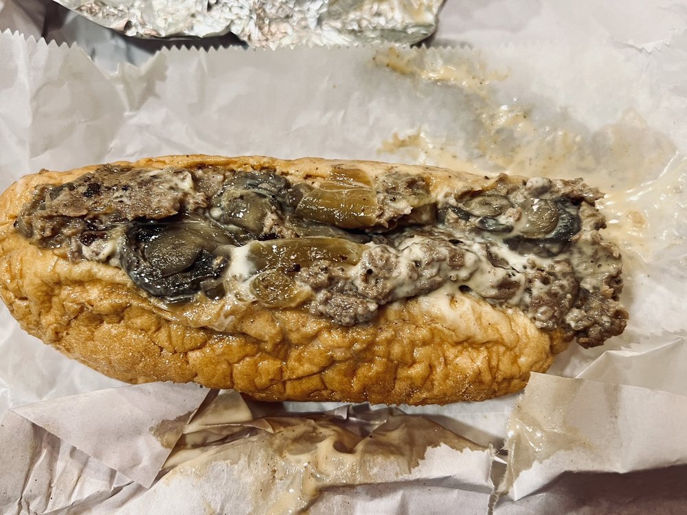 Food from Rick's Cheese Steak Shop