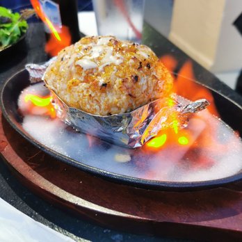 Señor Sushi - The Tski Yaki roll that comes out on fire. If you like crab salad you will love this! - Sushi Bars Near Me - Peoria, Arizona Señor Sushi - The Tski Yaki roll that comes out on fire. If you like crab salad you will love this! - Sushi Bars Near Me - Peoria, Arizona