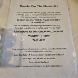 Dulce Capital - Closing Notice