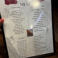 Carly restaurant & Bar - Menu