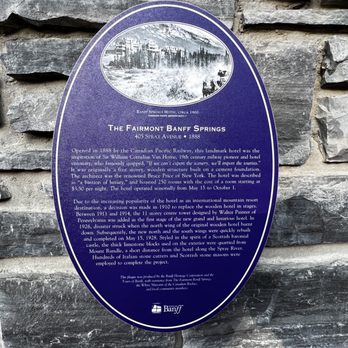WALDHAUS - Plaque describing hotel on Waldhaus building - Pubs Near Me - Banff, Alberta WALDHAUS - Plaque describing hotel on Waldhaus building - Pubs Near Me - Banff, Alberta
