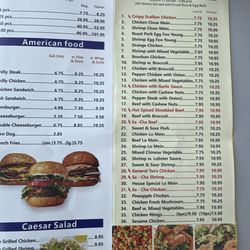 Cottage Express - Menu