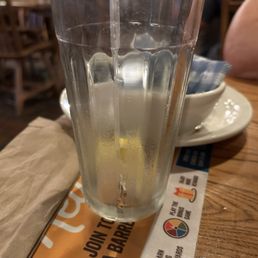 Water was empty entire visit