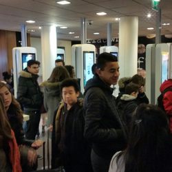 McDonald's - Saturday noon, total madhouse.