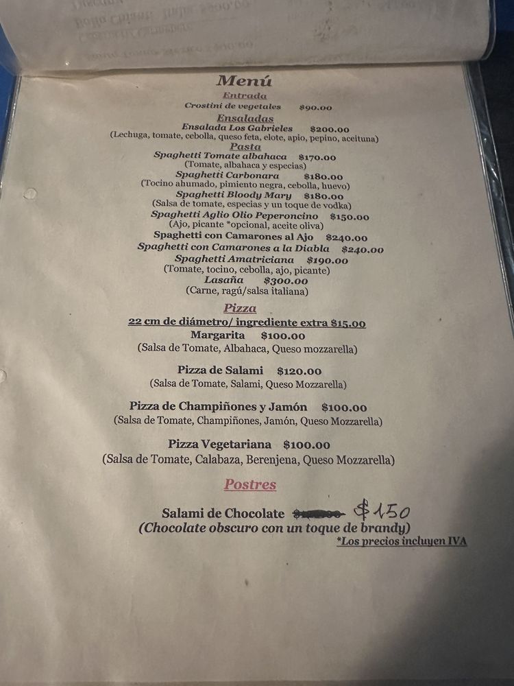 Spuntino Los Gabrieles