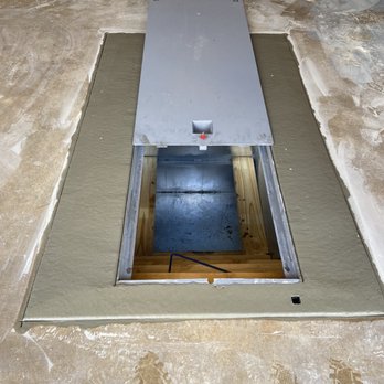 Flatsafe Tornado Shelters - a floor with a hole in it - General Contractors Near Me - Yukon, Oklahoma Flatsafe Tornado Shelters - a floor with a hole in it - General Contractors Near Me - Yukon, Oklahoma