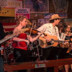 Howling Dog Saloon - New York City's Caitlin Warbelow performs with Fairbanks "folkabilly" band, Steve Brown & The Bailers, Fairbanks Summer Arts Festival.