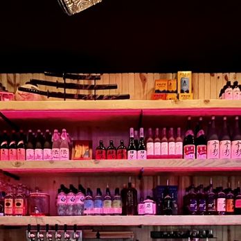 Izakaya Cabin - Some of the Japanese sake and liquor in the bar area - Sushi Bars Near Me - Crested Butte, Colorado Izakaya Cabin - Some of the Japanese sake and liquor in the bar area - Sushi Bars Near Me - Crested Butte, Colorado