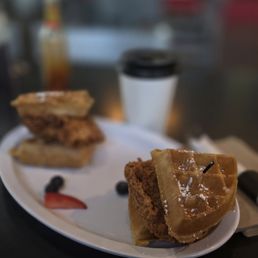 Chicken and Waffle Sandwich