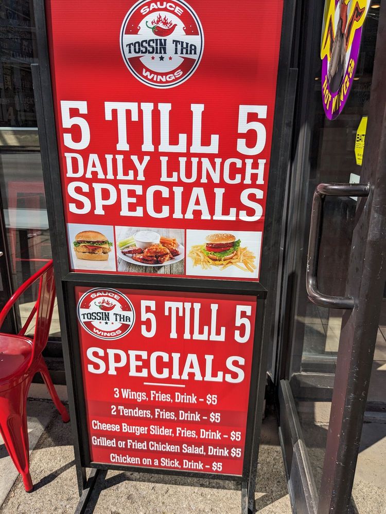 TOSSIN THA SAUCE WINGS Updated July 2024 543 S Limestone, Lexington