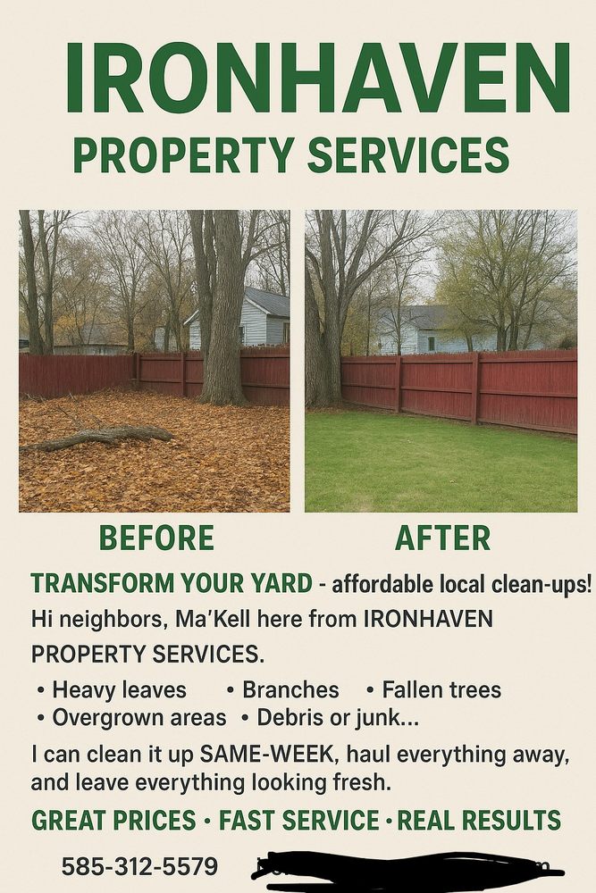 IronHaven Enterprises - tree service in Rochester, NY