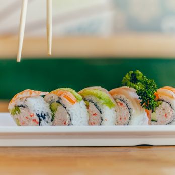 Yuka Sushi - Rainbow roll. - Sushi Bars Near Me - Cypress, California Yuka Sushi - Rainbow roll. - Sushi Bars Near Me - Cypress, California