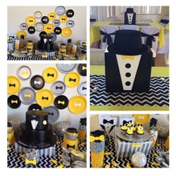 Sweet Affairs - Bow Ties & Top Hats Baby Shower