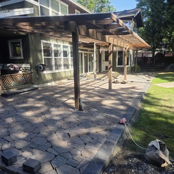 Tierra Dura Construction - 120 sq ft paver patio+patio cover.. - Landscaping Near Me Tierra Dura Construction - 120 sq ft paver patio+patio cover.. - Landscaping Near Me