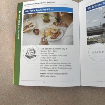 Teri's Route 66 Diner - Illinois 66 Passport - Diners Near Me - Granite City, Illinois