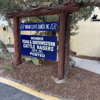 Cattleman's Steakhouse at Indian Cliffs Ranch - signage - Steakhouses Near Me - Fabens, Texas Cattleman's Steakhouse at Indian Cliffs Ranch - signage - Steakhouses Near Me - Fabens, Texas