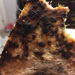 Burnt hard pizza Burnt hard pizza