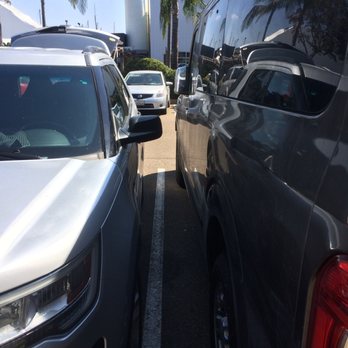 Humphreys Half Moon Inn - $16 parking fee for guests gets you this type of parking situation. Terrible. - San Diego, CA