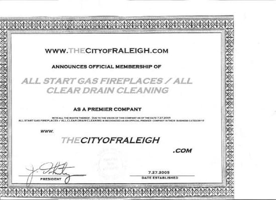 allclear drain cleaning and plumbing Logo